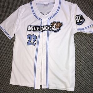 Batte‎ Creek BattleJacks Adult Xl Giveaway Jersey White 2022